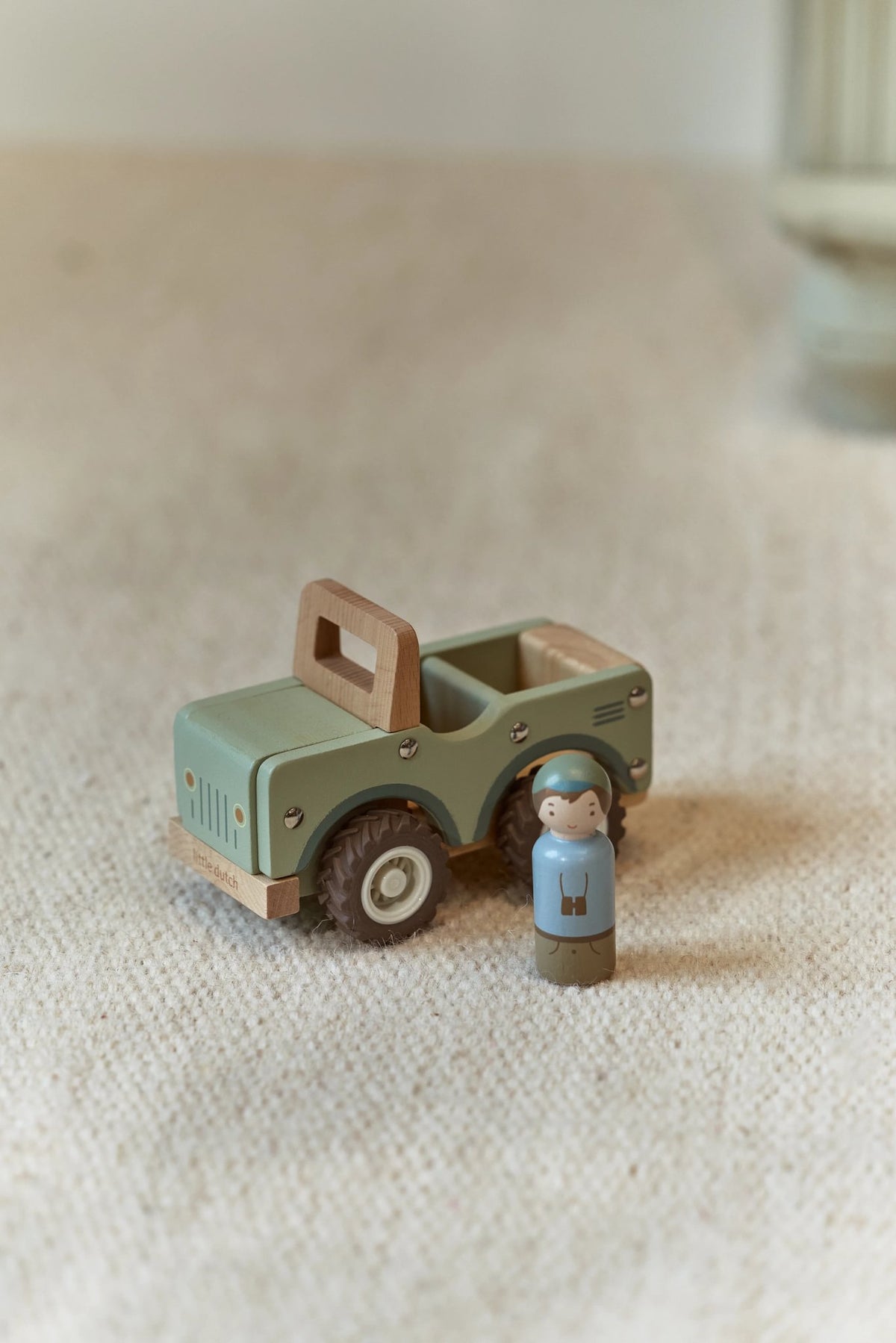 Little Dutch Wooden Safari Car - Green