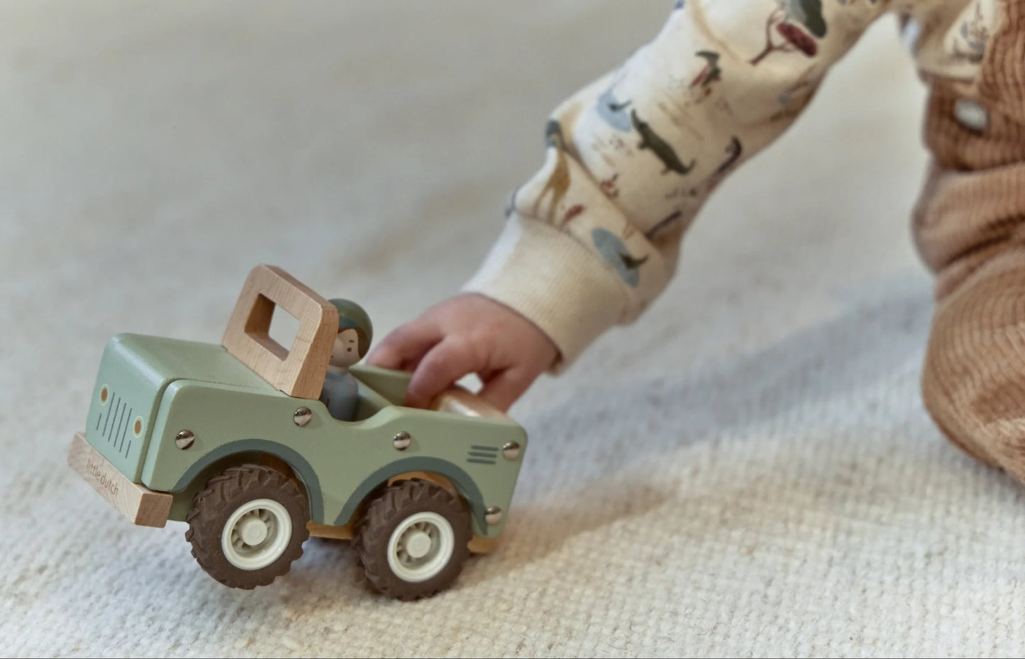 Little Dutch Wooden Safari Car - Green