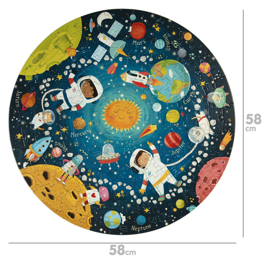 Boppi Round Jigsaw - 150 Pieces - Space