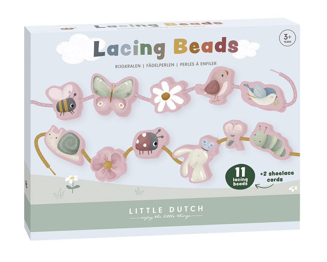 Little Dutch Lacing Beads - Flowers & Butterflies