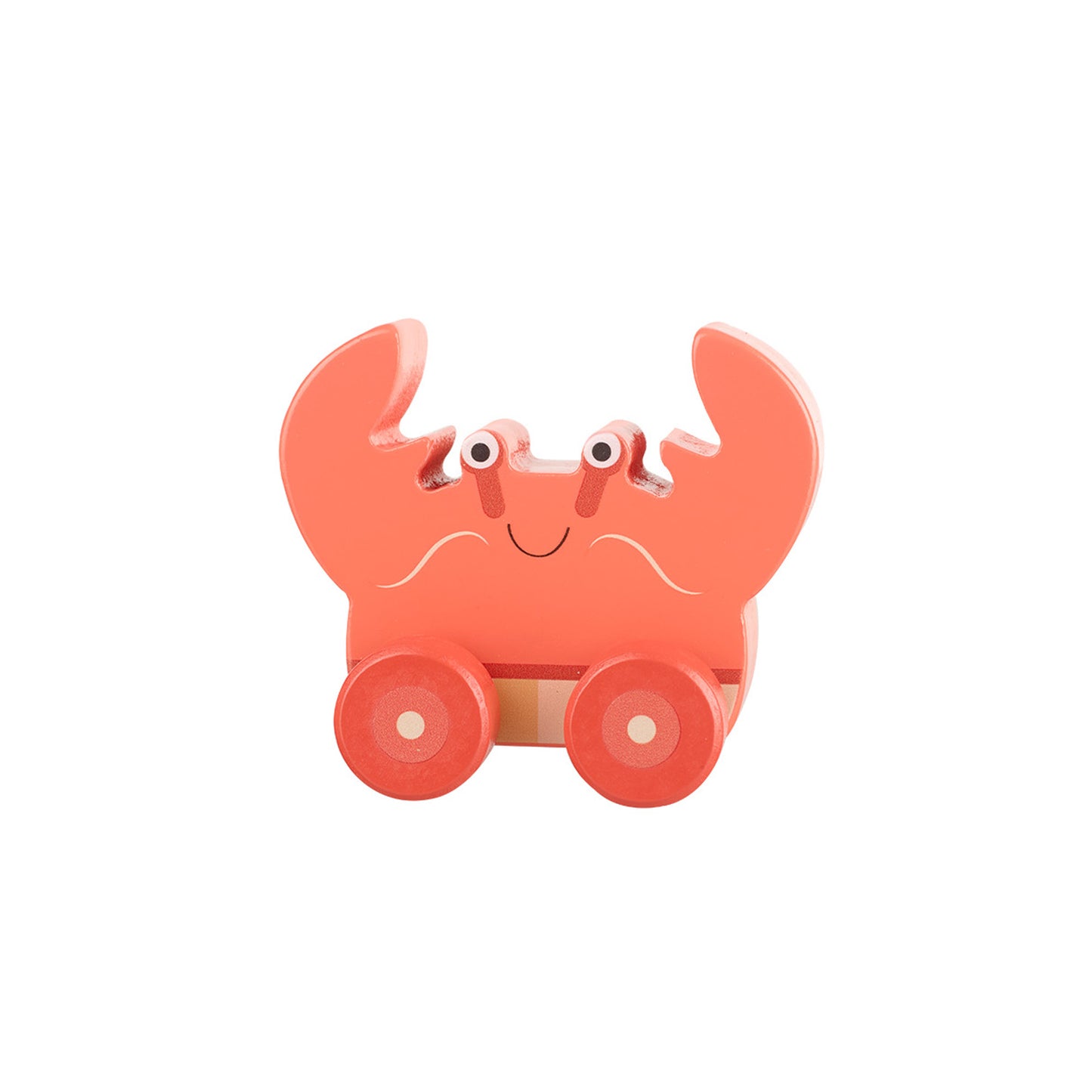 Orange Tree Toys First Push Toy - Crab