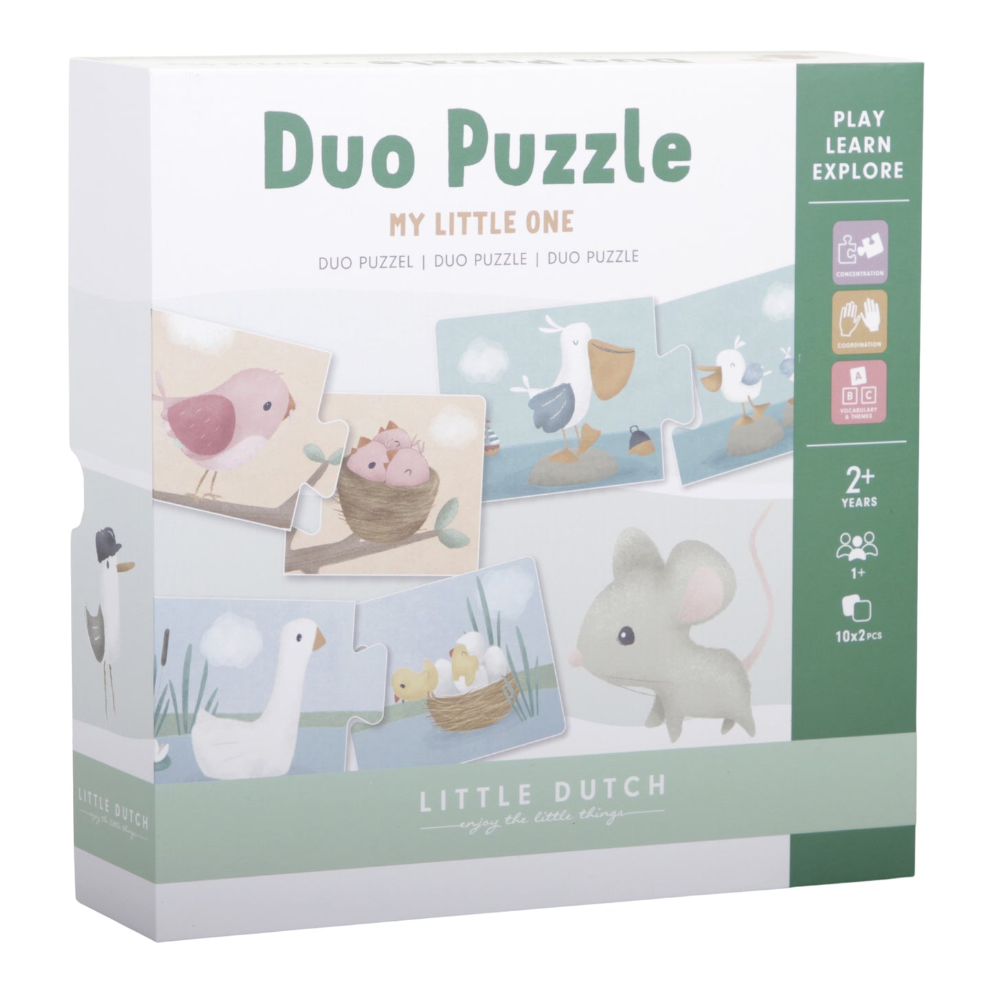 Little Dutch Duo Puzzle Flowers & Butterflies