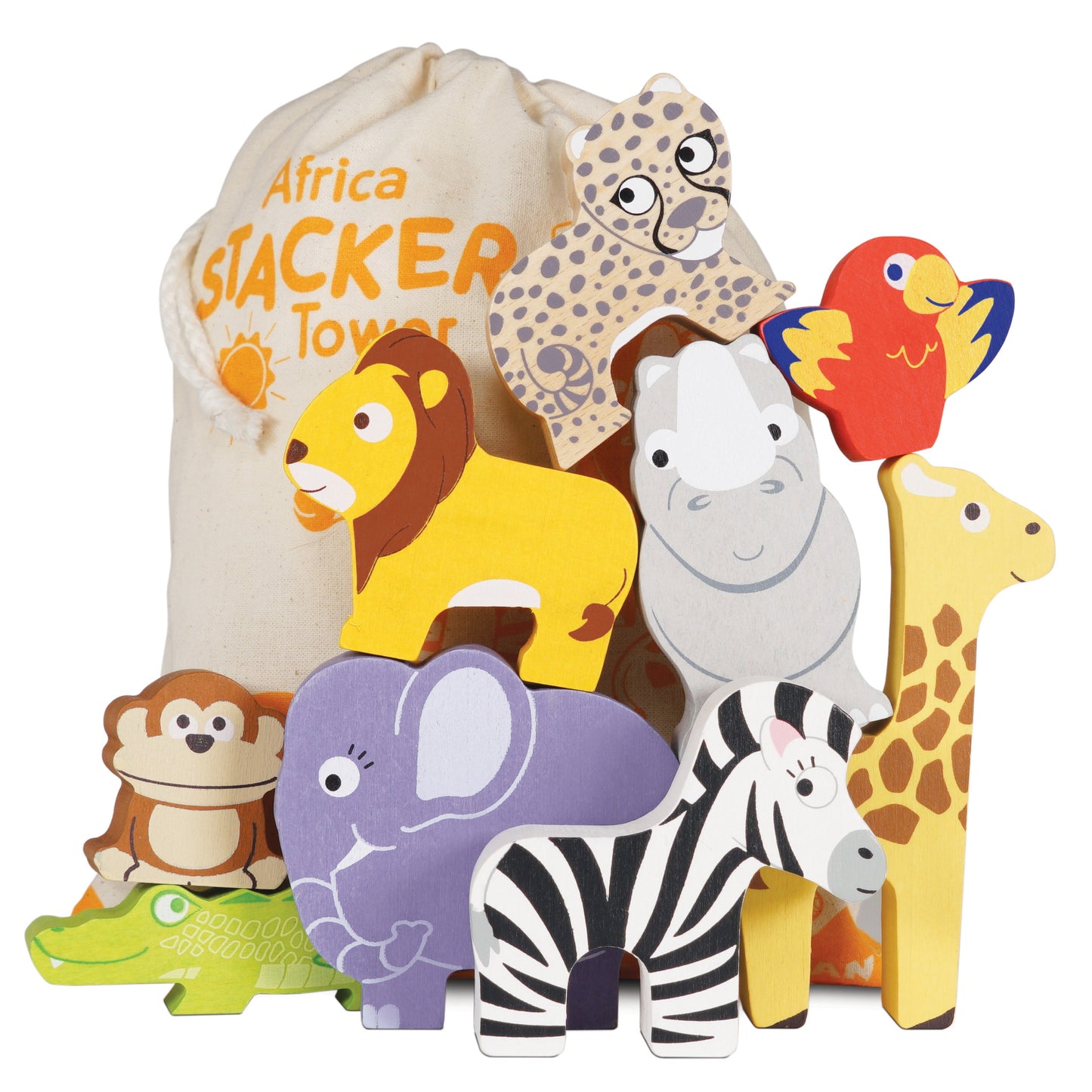 Le Toy Van Africa Stacking Animals