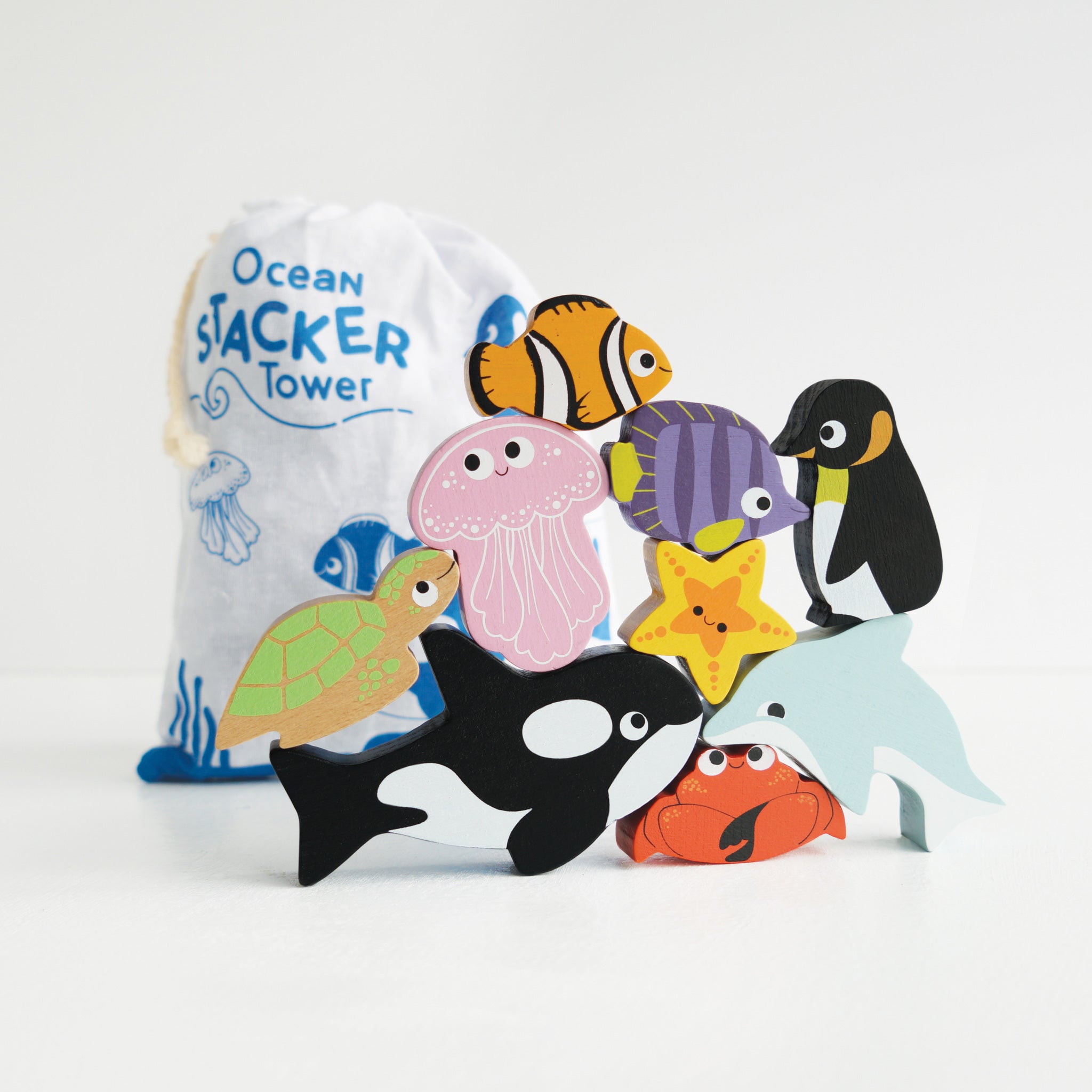 Le toy van stacking animals online