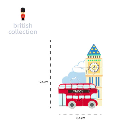 Orange Tree Toys - Mini Puzzle - London Bus