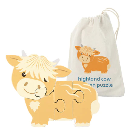 Orange Tree Toys - Mini Puzzle - Highland Cow