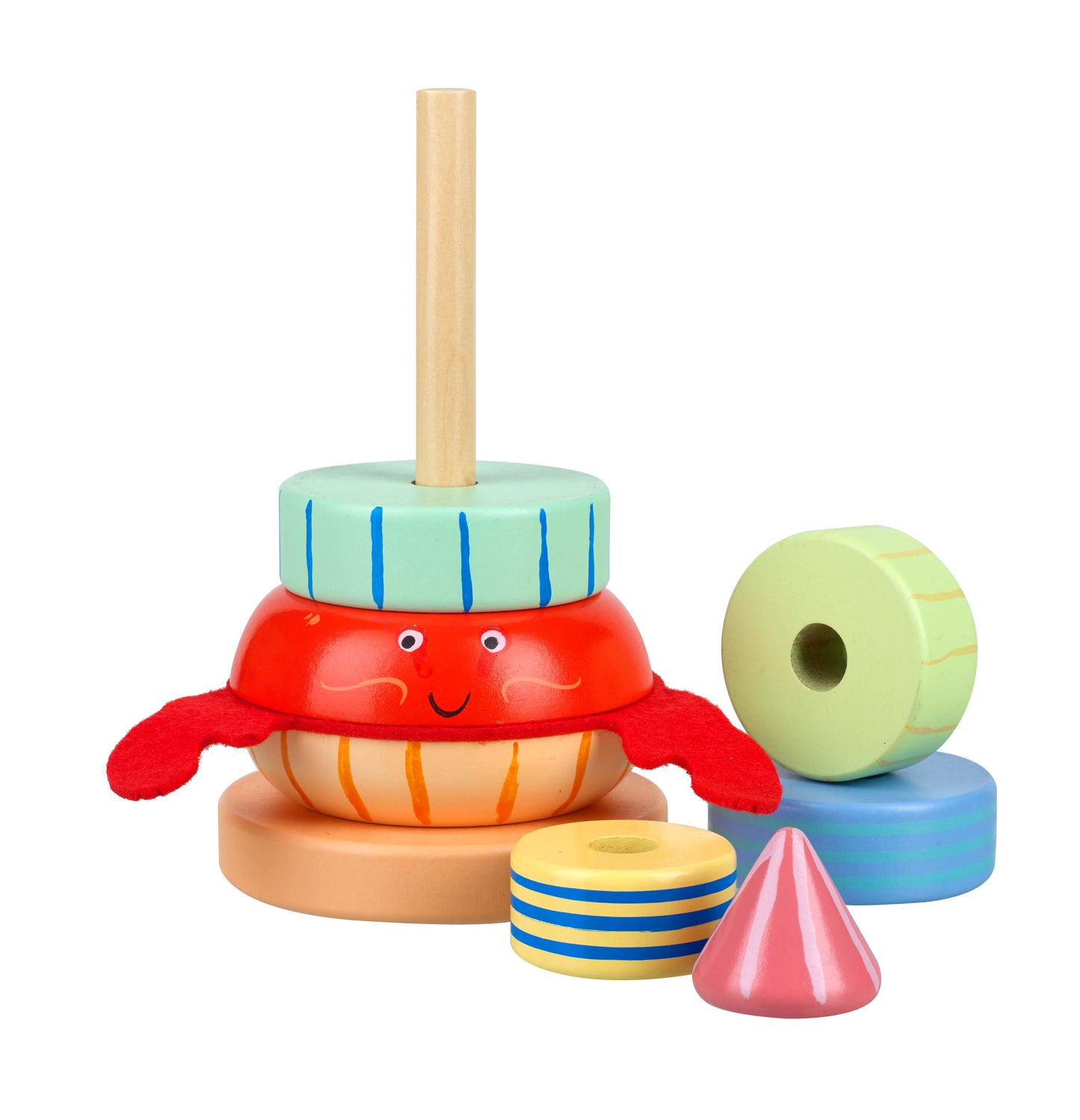 Orange Tree Toys Hermit Stacking Crab