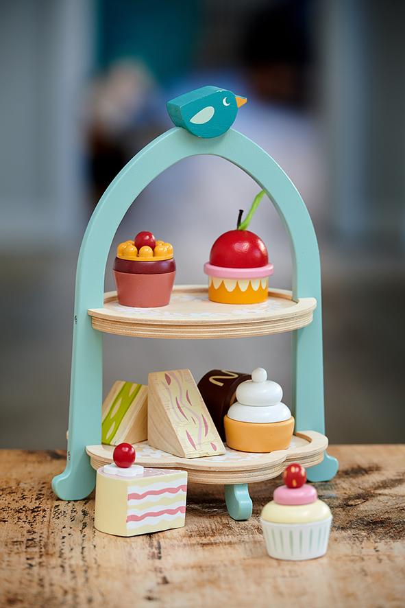 Tender Leaf Toys Birdie Afternoon Tea Stand